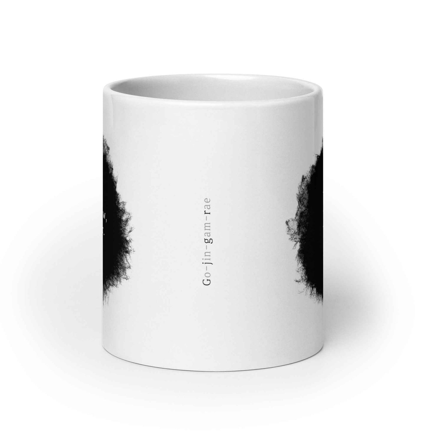 Korean Proverb Mug - Wise Sips: Go-jin-gam-rae Mug – “No Pain, No Gain” Motivational Coffee Cup