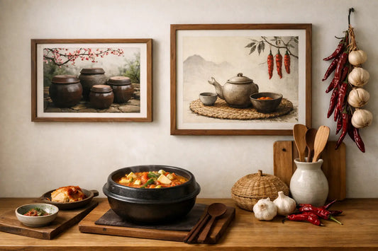 Korean Kitchen Wall Art That Feels Personal