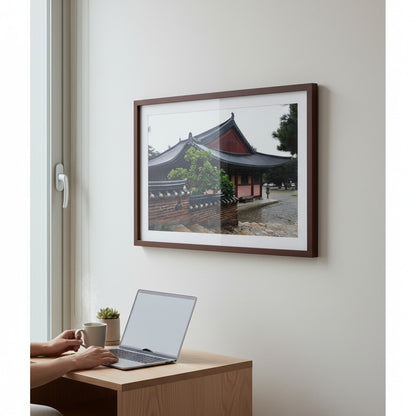 Beomeosa Temple Busan Poster - South Korea Zen Architecture Wall Art