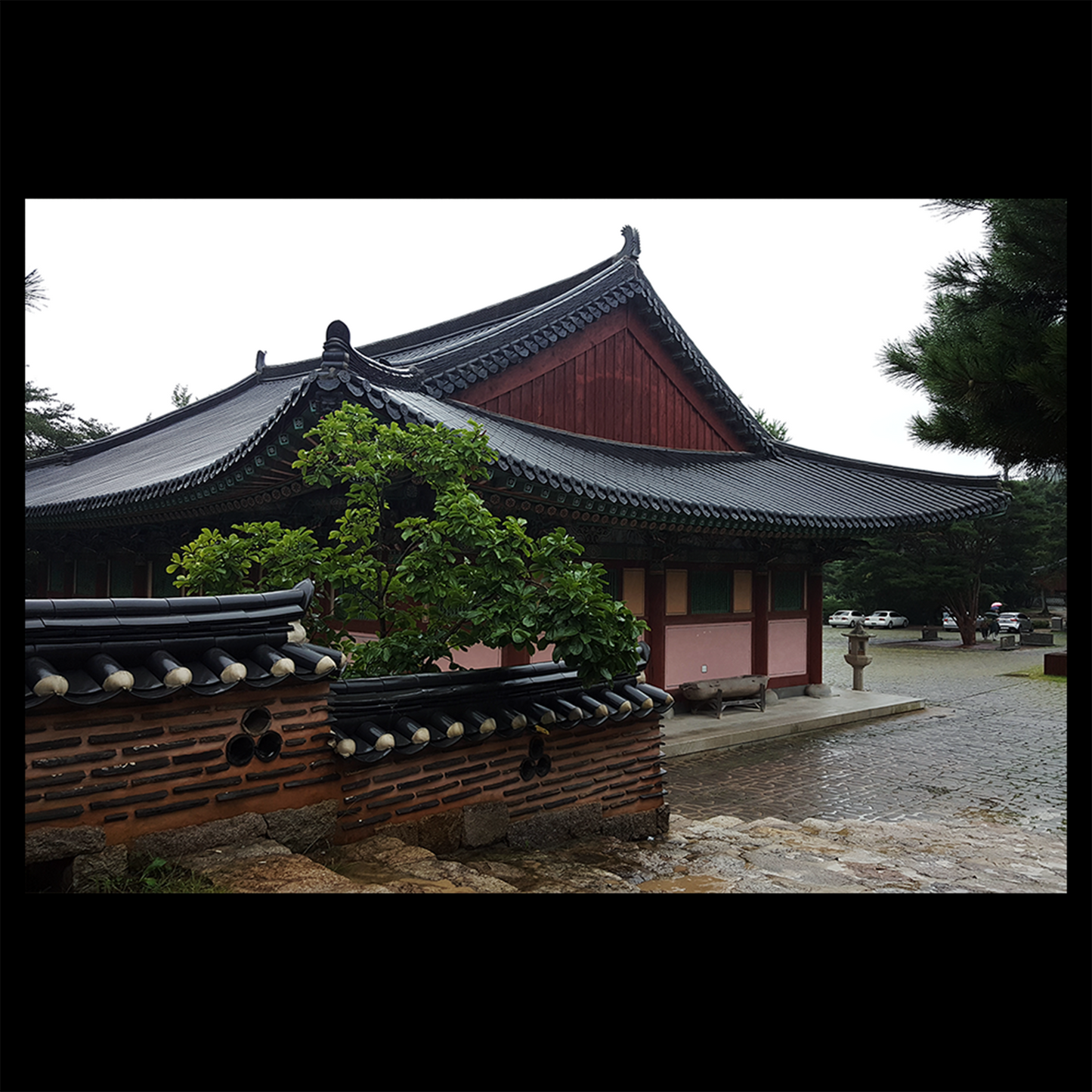 Beomeosa Temple Busan Poster - South Korea Zen Architecture Wall Art