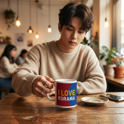 I LOVE K-DRAMA mug cup