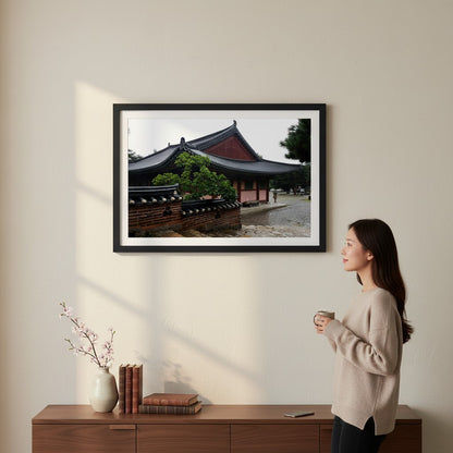 Beomeosa Temple Busan Poster - South Korea Zen Architecture Wall Art