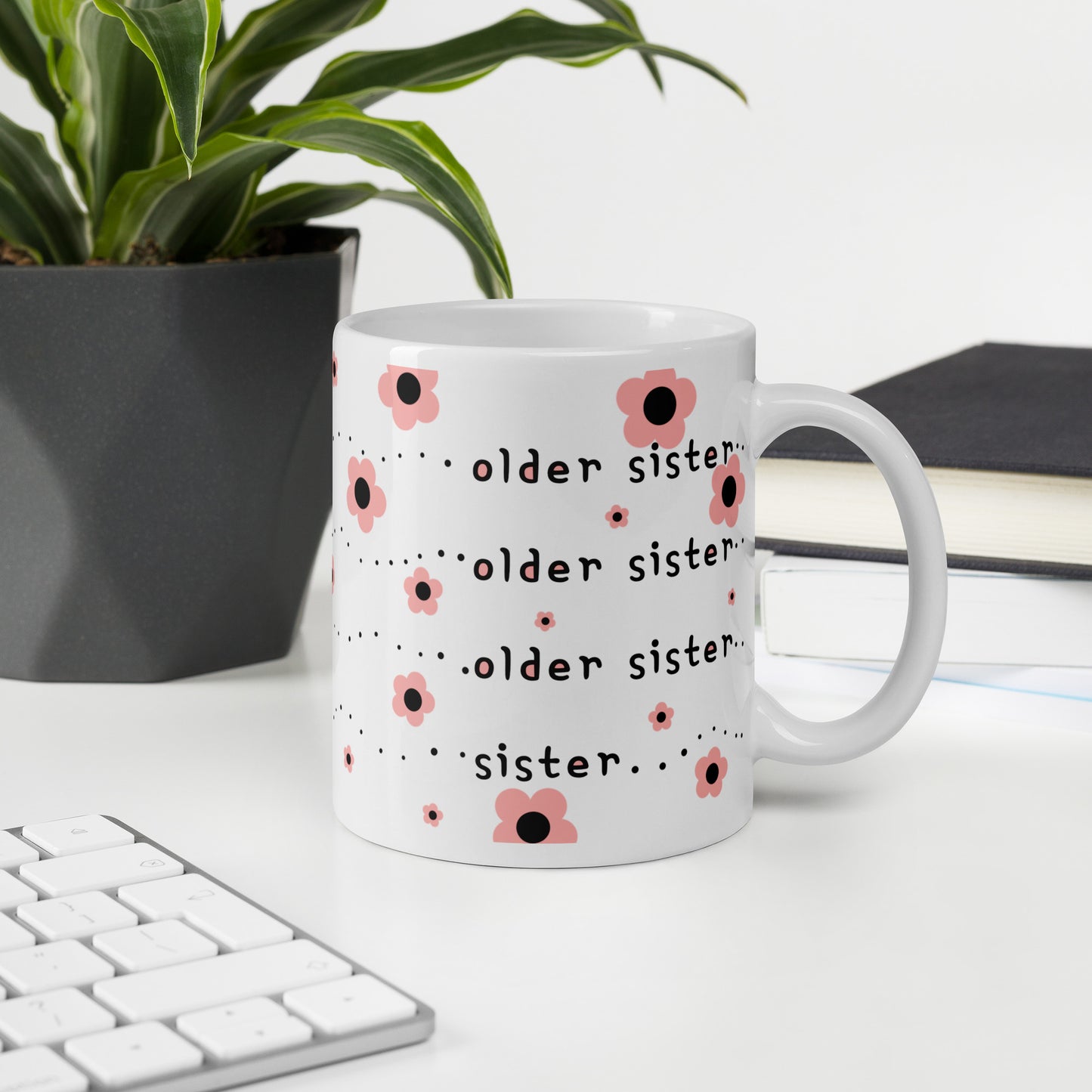 Korean Older Sister Mug – Different Ways to Say Older Sister in Korean – Coffee Mug Gift